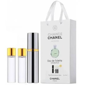 Жіночий міні парфум Chanel Chance Eau Fraiche, 3*15мл